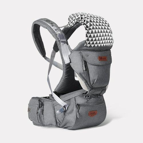 Ergonomic 3-in-1 Baby Carrier & Hip Seat | Adjustable Hands-Free Baby Carrier
