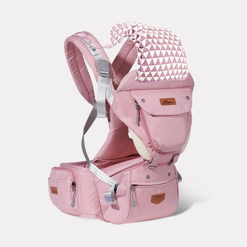 Ergonomic 3-in-1 Baby Carrier & Hip Seat | Adjustable Hands-Free Baby Carrier