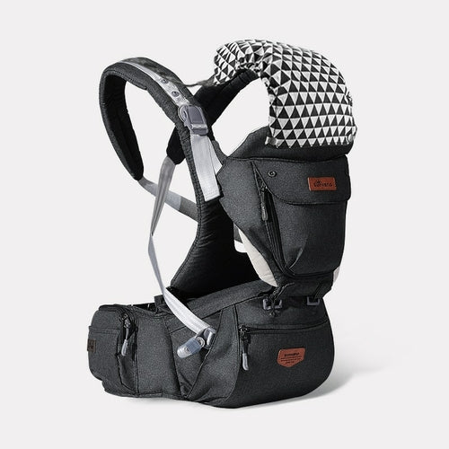 Ergonomic 3-in-1 Baby Carrier & Hip Seat | Adjustable Hands-Free Baby Carrier