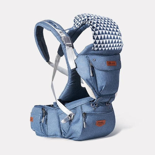 Ergonomic 3-in-1 Baby Carrier & Hip Seat | Adjustable Hands-Free Baby Carrier