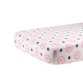 Primrose Indigo Cotton Muslin Crib Sheet | Soft Breathable Baby Cot Bedding