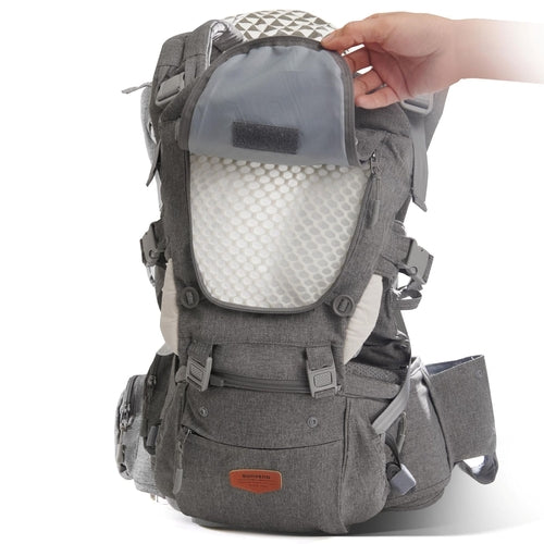 Ergonomic 3-in-1 Baby Carrier & Hip Seat | Adjustable Hands-Free Baby Carrier