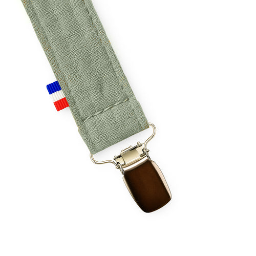 Organic Cotton Pacifier Clip - Green