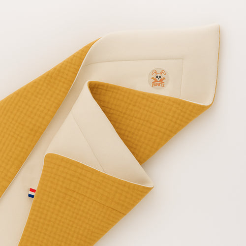 Organic Cotton Fleece Blanket -  Honey