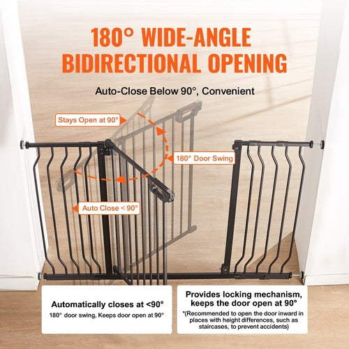 Baby Gate – Extra Wide Safety Gate for Stairs & Doorways