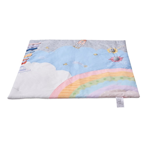 Baby Play Gym Mat with 6 Sensory Toys | Tummy Time & Activity Mat