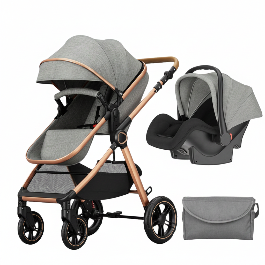 White background stroller image